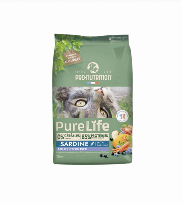 Pure Life Cat Adult Sterilised Sardine 8 Kg