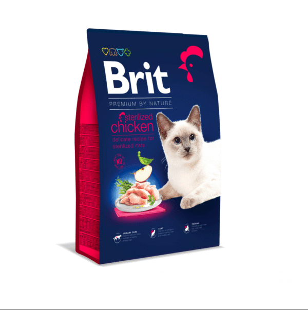 Brit Premium By Nature Cat Indoor Chicken 8 Kg