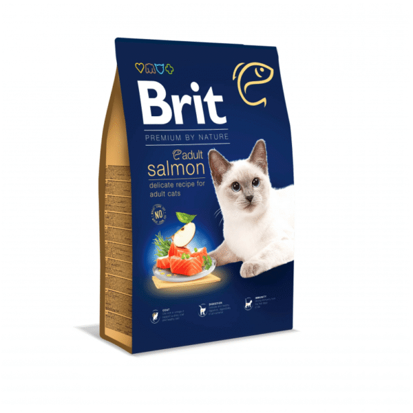 Brit Premium Cat Adult Salmón 8 Kg
