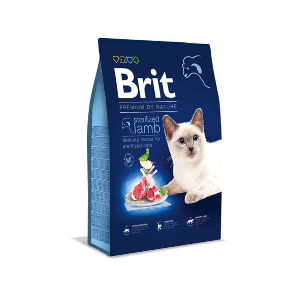 Brit premium Cat Sterilized Lamb 8 Kg